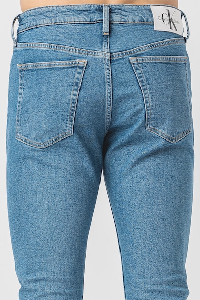 CALVIN KLEIN JEANS Egyszínű slim fit farmernadrág férfi