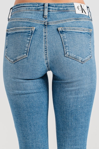 CALVIN KLEIN JEANS Középmagas derekú skinny fit farmernadrág női