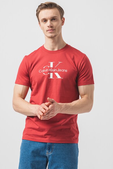 CALVIN KLEIN JEANS Памучна тениска с лого Мъже