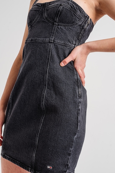 Tommy Jeans Къса дънкова рокля с презрамки Жени