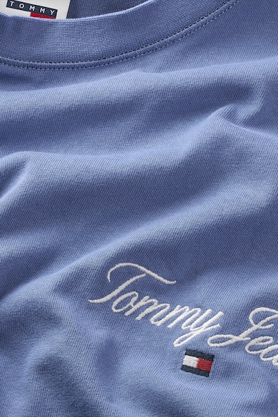 Tommy Jeans Laza fazonú póló hímzett logóval a mellrészén férfi