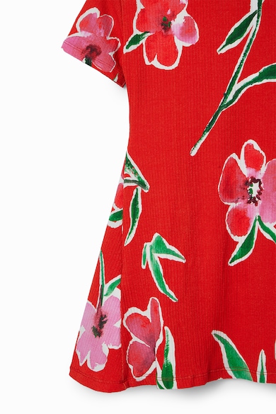 DESIGUAL Bővülő virágmintás ruha Lány