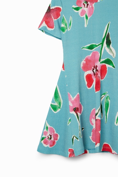 DESIGUAL Разкроена флорална рокля Момичета