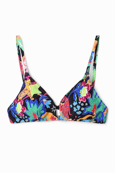 DESIGUAL Sutien de baie cu imprimeu tropical Femei