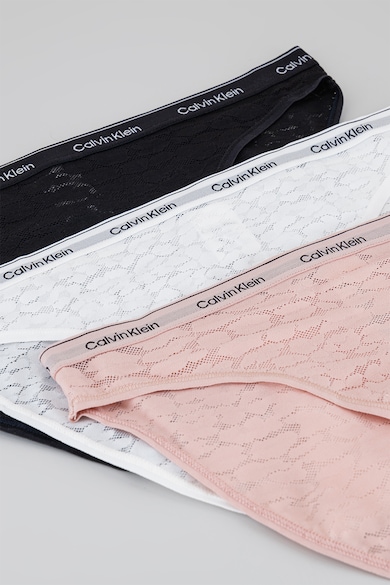 CALVIN KLEIN Logós derekú bugyi szett - 3 db női