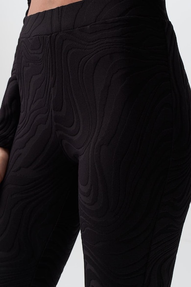 JIMMY KEY Bővülő szárú texturált nadrág női
