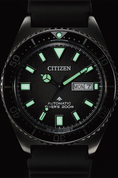 Citizen Автоматичен часовник със силиконова каишка Мъже