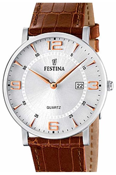 Festina Часовник с кожена каишка Мъже