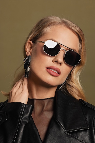 Marc Lauder Унисекс шестоъгълни слънчеви очила с поляризация Жени