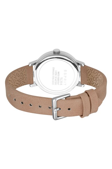 Esprit Мултифункционален кварцов часовник с кожена каишка Жени