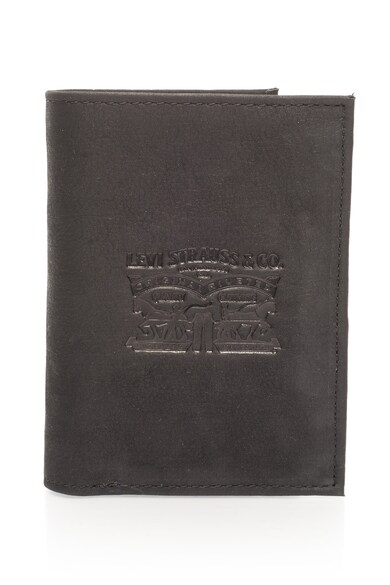 Levi's Black Nubuck Leather Wallet Мъже