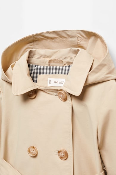 Mango Kapucnis trenchcoat Lány