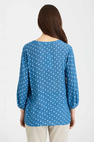 GreenPoint Свободна блуза с копчета Жени
