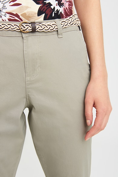 GreenPoint Панталон над глезена със сплетен колан Жени
