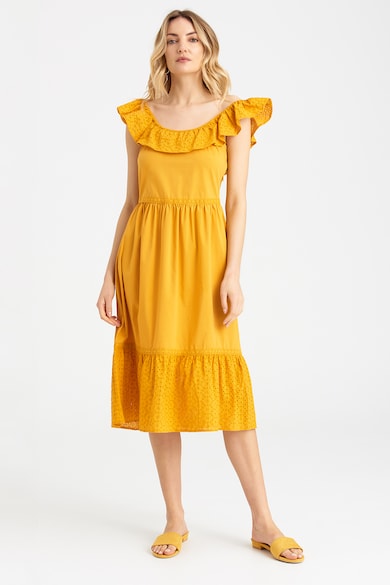 GreenPoint Rochie midi evazata Femei