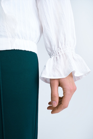 GreenPoint Раирана блуза с шпиц Жени