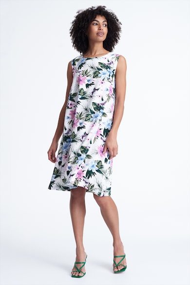GreenPoint Bő fazonú mintás ruha női