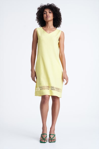 GreenPoint Lentartalmú ruha oldalzsebekkel női