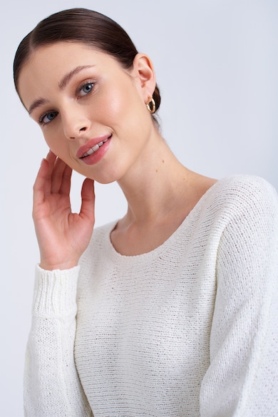 GreenPoint Kerek nyakú egyszínű pulóver női