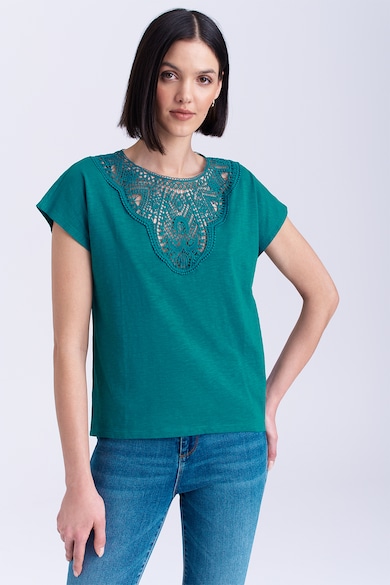 GreenPoint Тениска с плетена дантела Жени