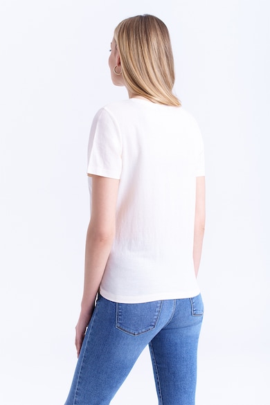 GreenPoint Kerek nyakú póló oldalt csomózott részlettel női