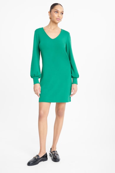 GreenPoint V-nyakú egyenes fazonú rövid ruha női