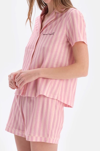 DAGI Pijama din amestec de modal cu model in dungi Femei
