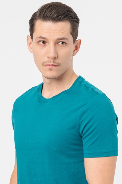 United Colors of Benetton Памучна тениска с овално деколте Мъже