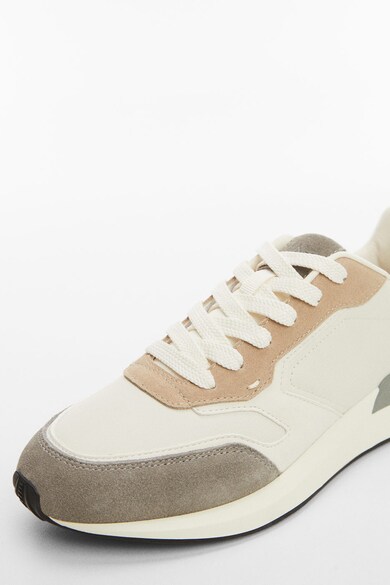 Mango Rule sneaker nyersbőr részletekkel férfi