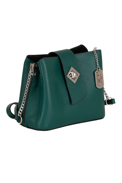 Anna Morellini Geanta crossbody de piele cu aspect texturat Femei