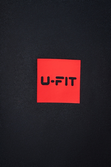 uFIT Tricou de bumbac cu decolteu la baza gatului Barbati