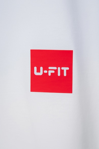 uFIT Tricou de bumbac cu logo discret Barbati