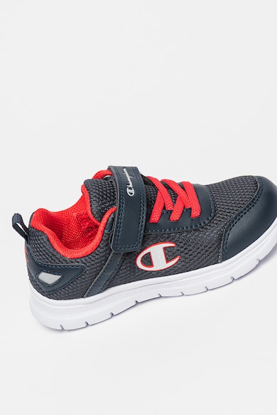 Champion Pantofi sport din piele ecologica si plasa Sano Baieti