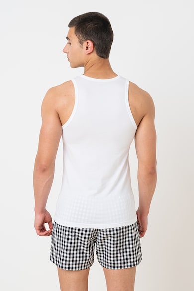 Emporio Armani Underwear Топ с памук и лого Мъже
