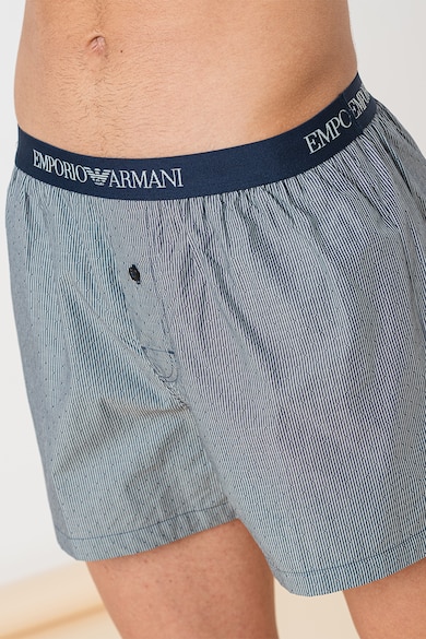 Emporio Armani Underwear Къса памучна пижама с лого Мъже