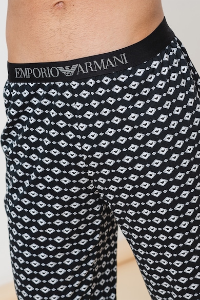 Emporio Armani Underwear Kerek nyakú pamutpizsama férfi