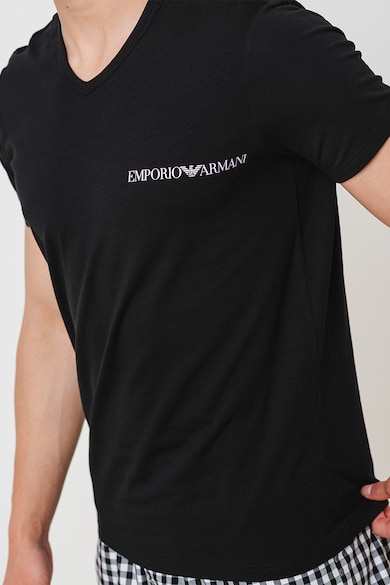 Emporio Armani Underwear Домашни тениски с шпиц - 2 броя Мъже