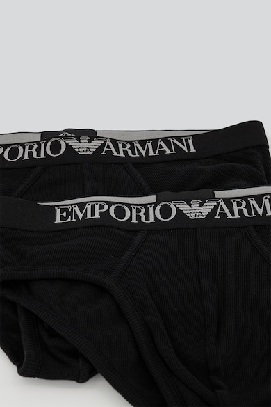 Emporio Armani Underwear Logós derékpántú alsónadrág szett - 2 db férfi