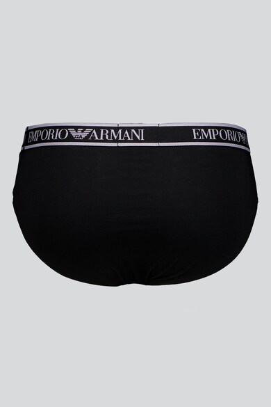 Emporio Armani Underwear Слипове с лого, 3 чифта Мъже