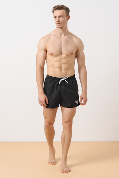 Emporio Armani Underwear Плувни шорти с връзки и джобове Мъже