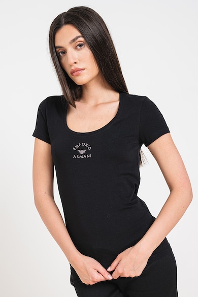 Emporio Armani Underwear Szűk fazonú póló kerek nyakrésszel női