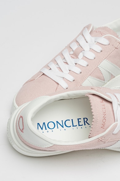 Moncler Basic Monaco nyersbőr és bőr sneaker női