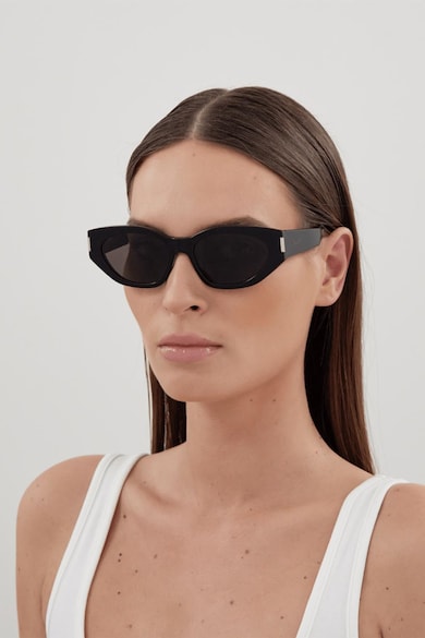 Saint Laurent Слънчеви очила Cat Eye с плътни стъкла Жени