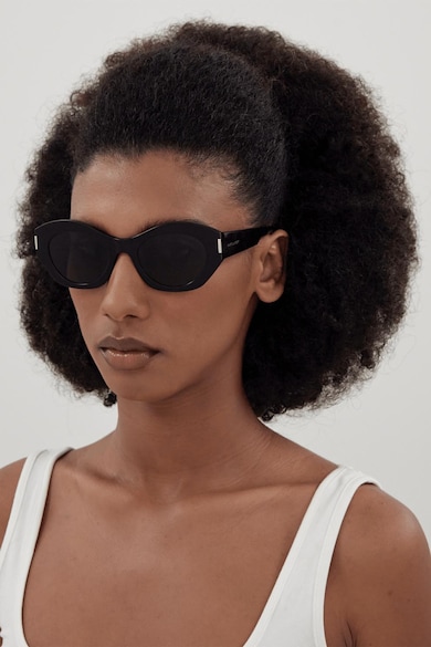 Saint Laurent Слънчеви очила Cat Eye с плътни стъкла Жени