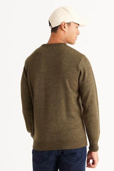 AC&Co Kerek nyakú normál fazonú pulóver férfi