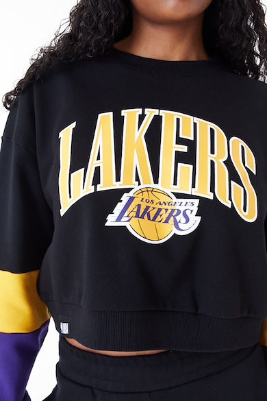 New Era Скъсен суитшърт LA Lakers с паднали ръкави Жени