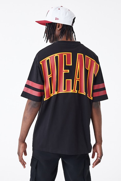 New Era Памучна тениска Miami Heat със свободна кройка Мъже