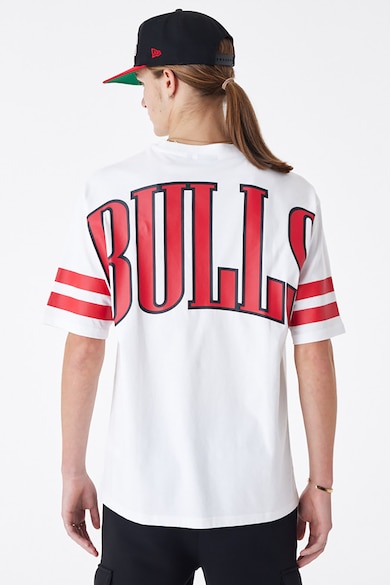 New Era Chicago Bulls mintás bő fazonú póló férfi