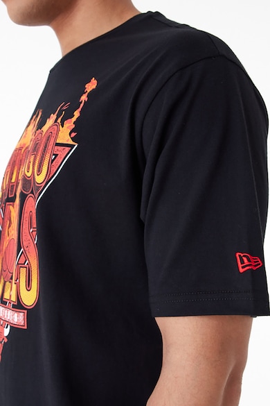 New Era Памучна тениска с щампа на Chicago Bulls Мъже