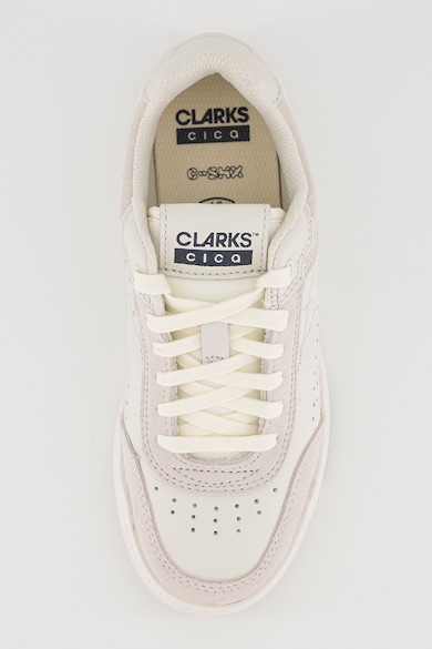 Clarks Pantofi sport de piele Cica 2.0 Older Fete